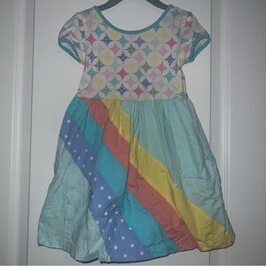 Matilda Jane Roy G Biv Rainbow Dress 4